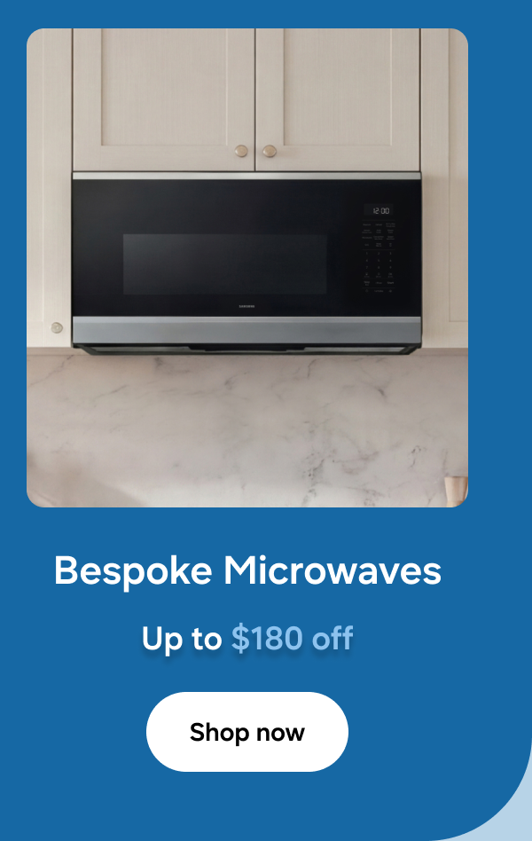 Bespoke Microwaves - Up to $180 off - Shop now