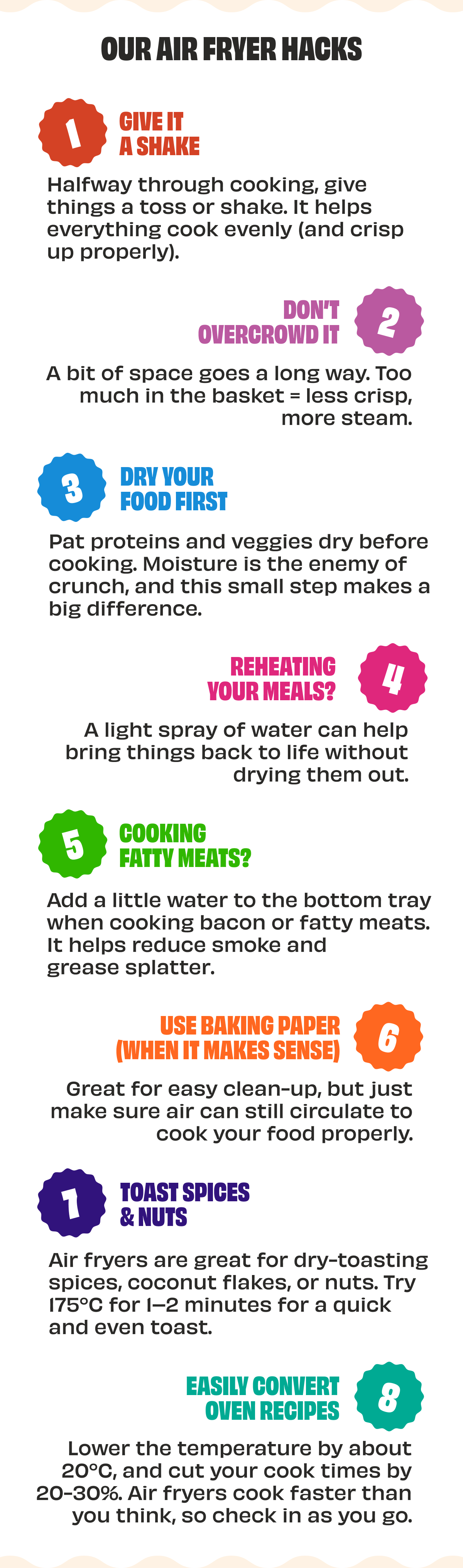 OUR AIR FRYER HACKS