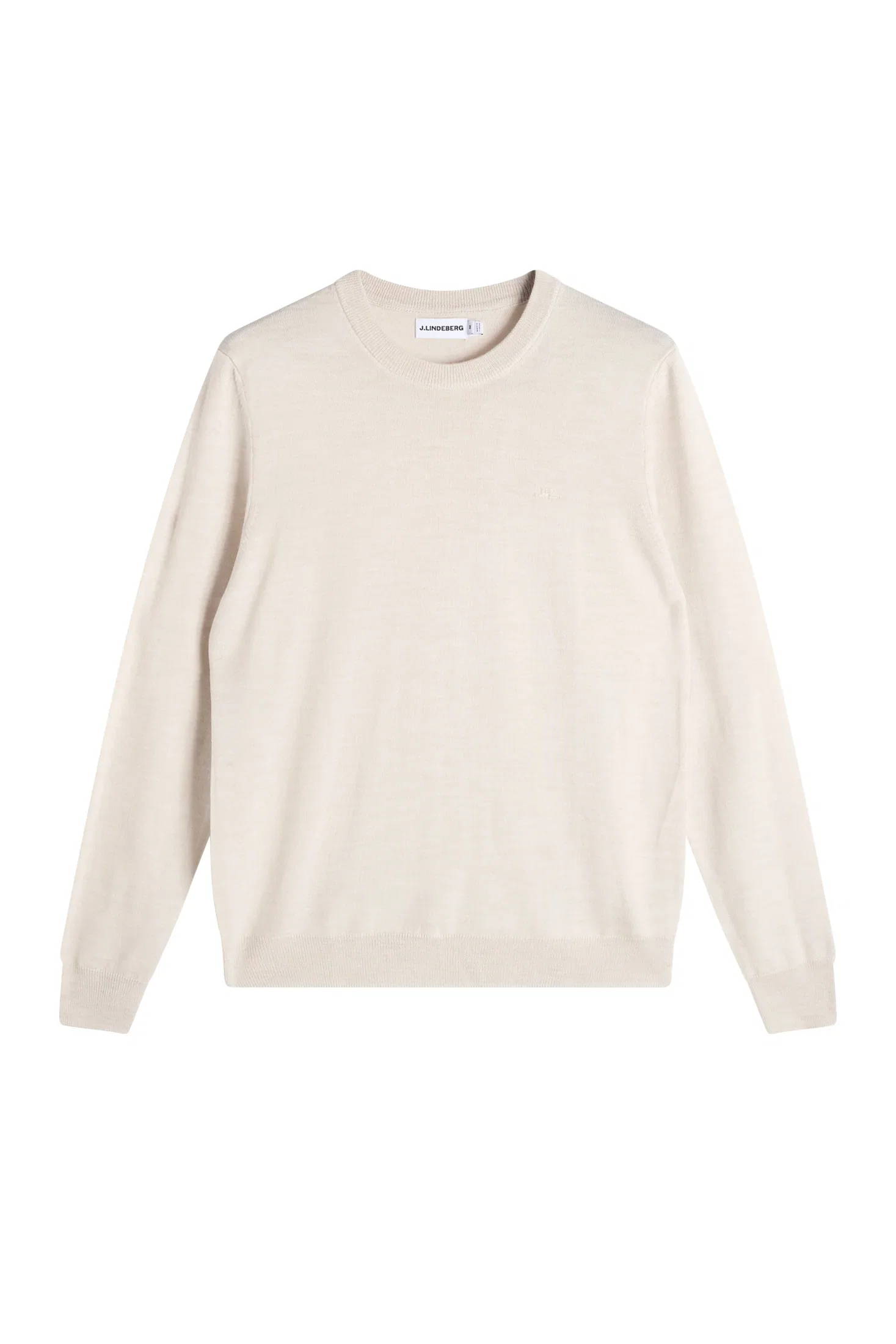 Image of Keane Merino Crew Neck / Moonbeam Melange