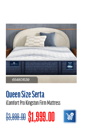 Queen Size Serta iComfort Pro Kingston Firm Mattress