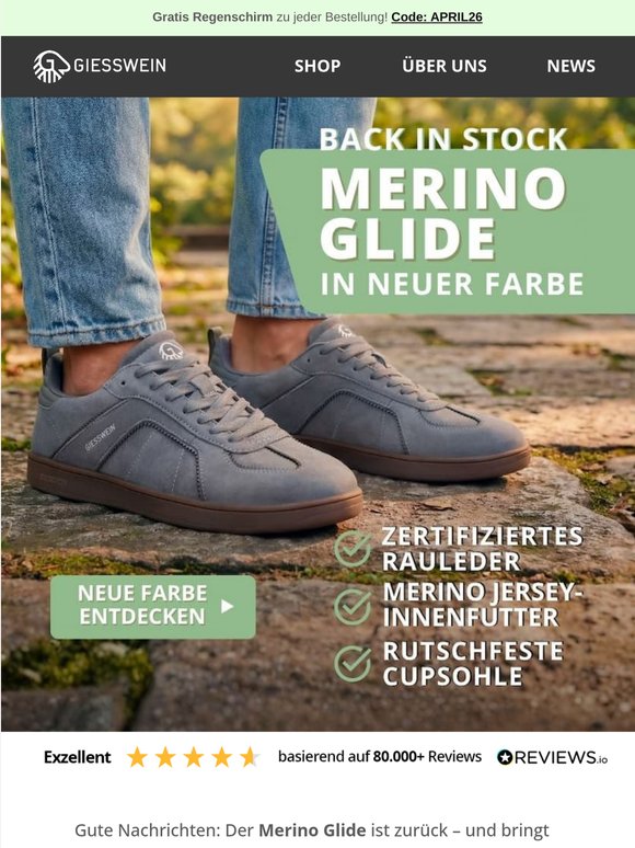 Giesswein: NEU: Cactus Sneaker aus Kaktusleder | Milled