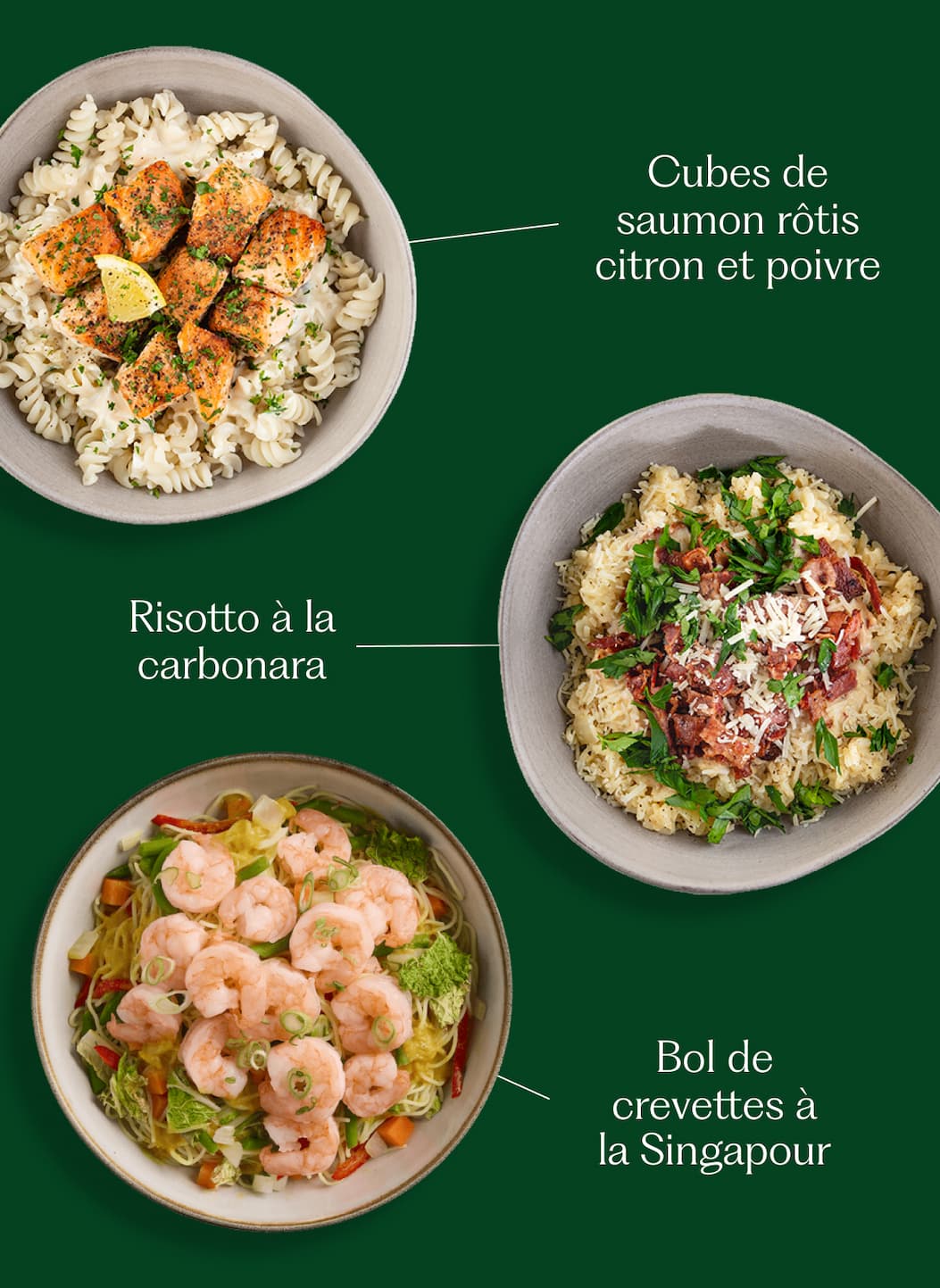 Au menu la semaine prochaine