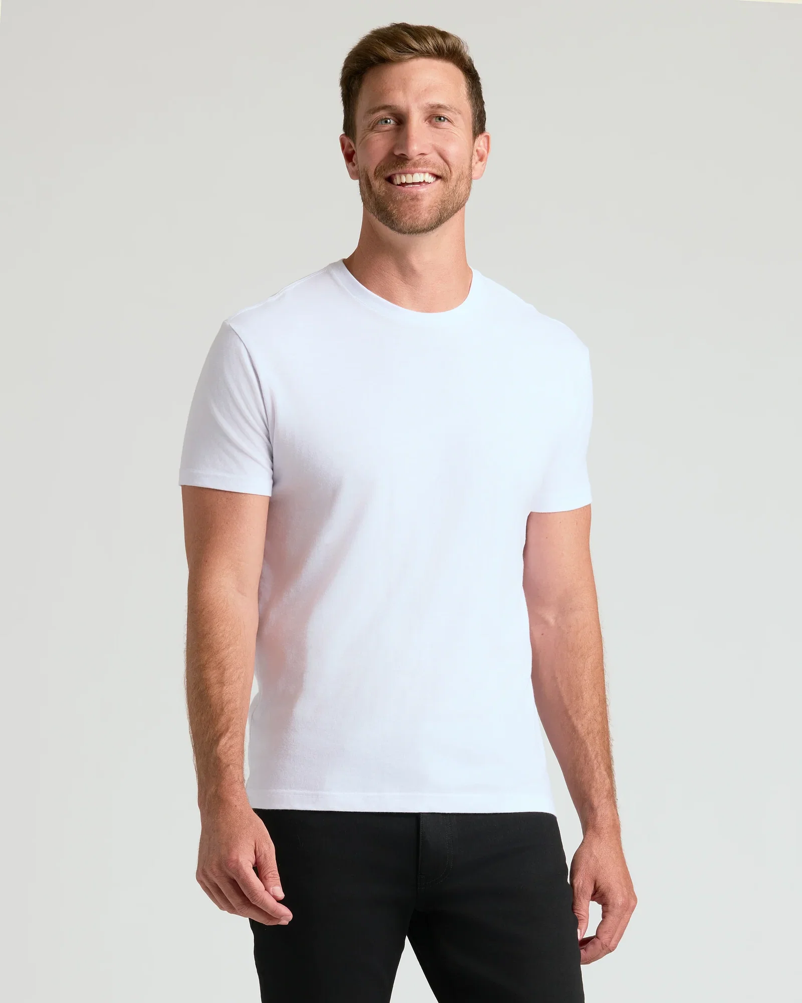 Image of White Classic Crew Neck