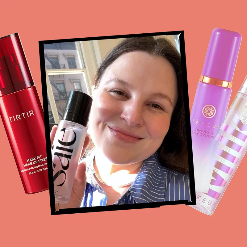 These Dewy Setting Sprays Leave You Looking Glowy, Not Greasy