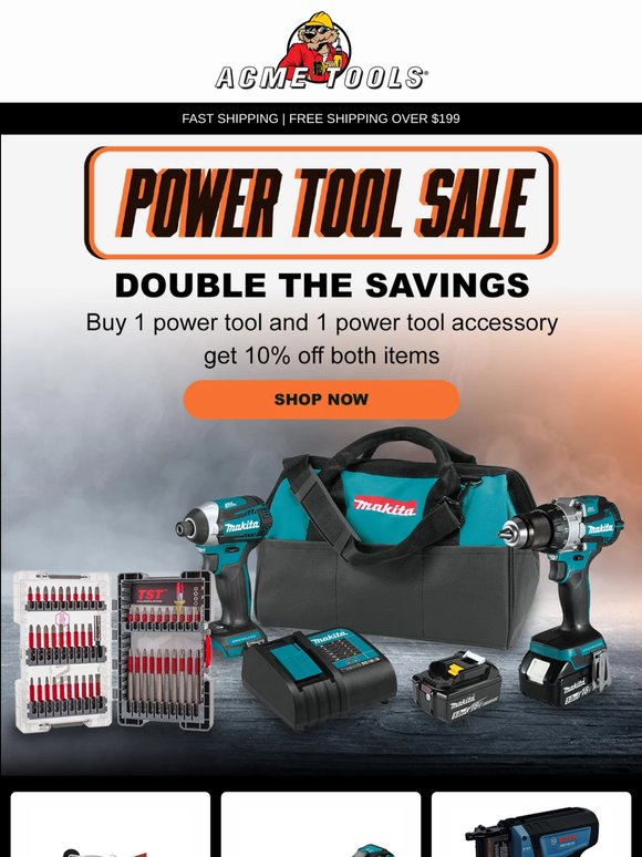 Acme Tools: Ultimate Power Tool Sale | Milled