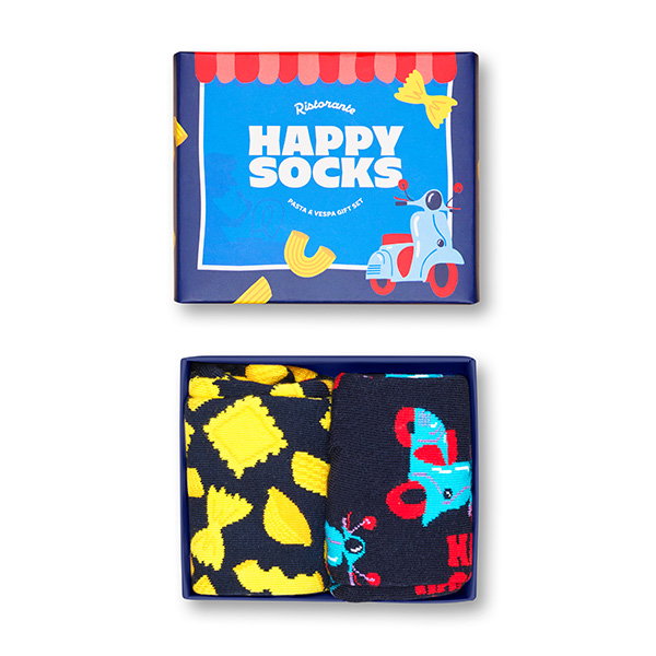 2-Pack Pasta & Scooter Socks Gift Set