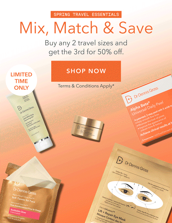 Buy Any 2 Travel Sizes, Get A 3rd 50% Off