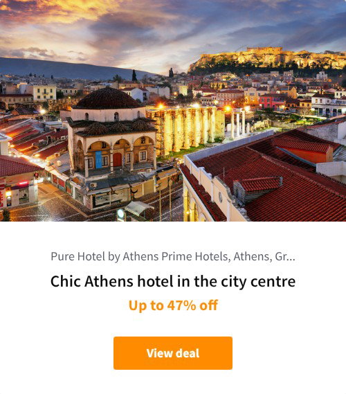 Chic Athens hotel in the city centre