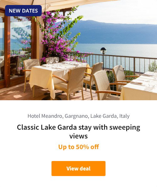 Classic Lake Garda stay with sweeping views