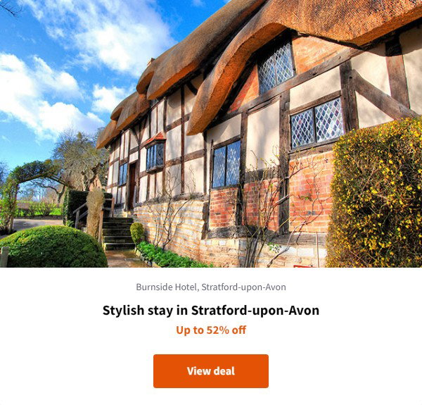 Stylish stay in Stratford-upon-Avon