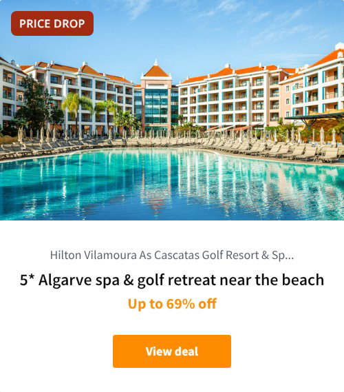 5* Algarve spa &amp; golf retreat near the beach