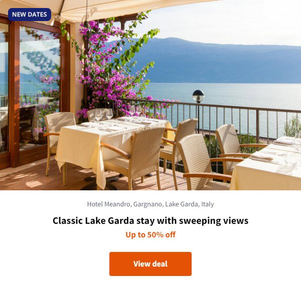 Classic Lake Garda stay with sweeping views