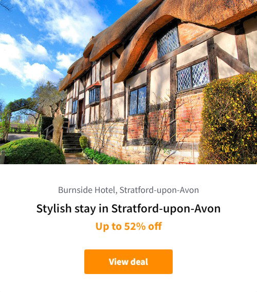 Stylish stay in Stratford-upon-Avon