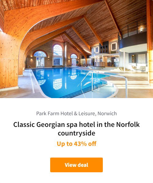 Classic Georgian spa hotel in the Norfolk countryside