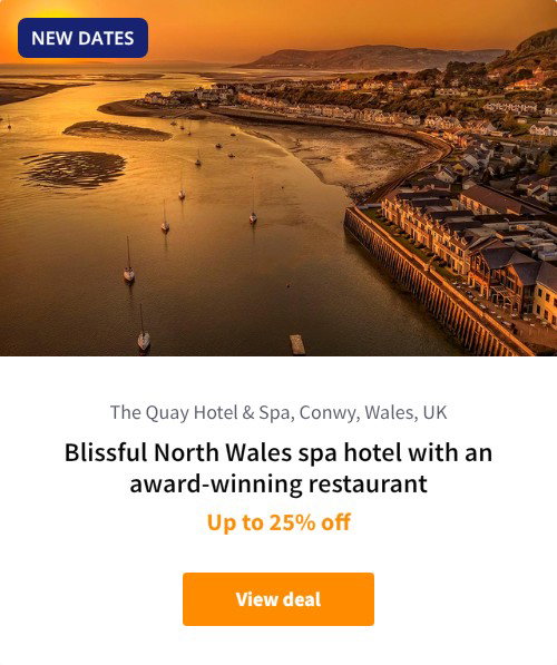 Blissful North Wales spa hotel with an award-winning restaurant