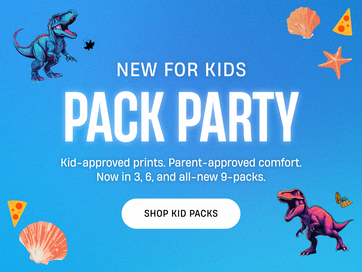 New for Kids | Pack Party | Shop Kids Packs