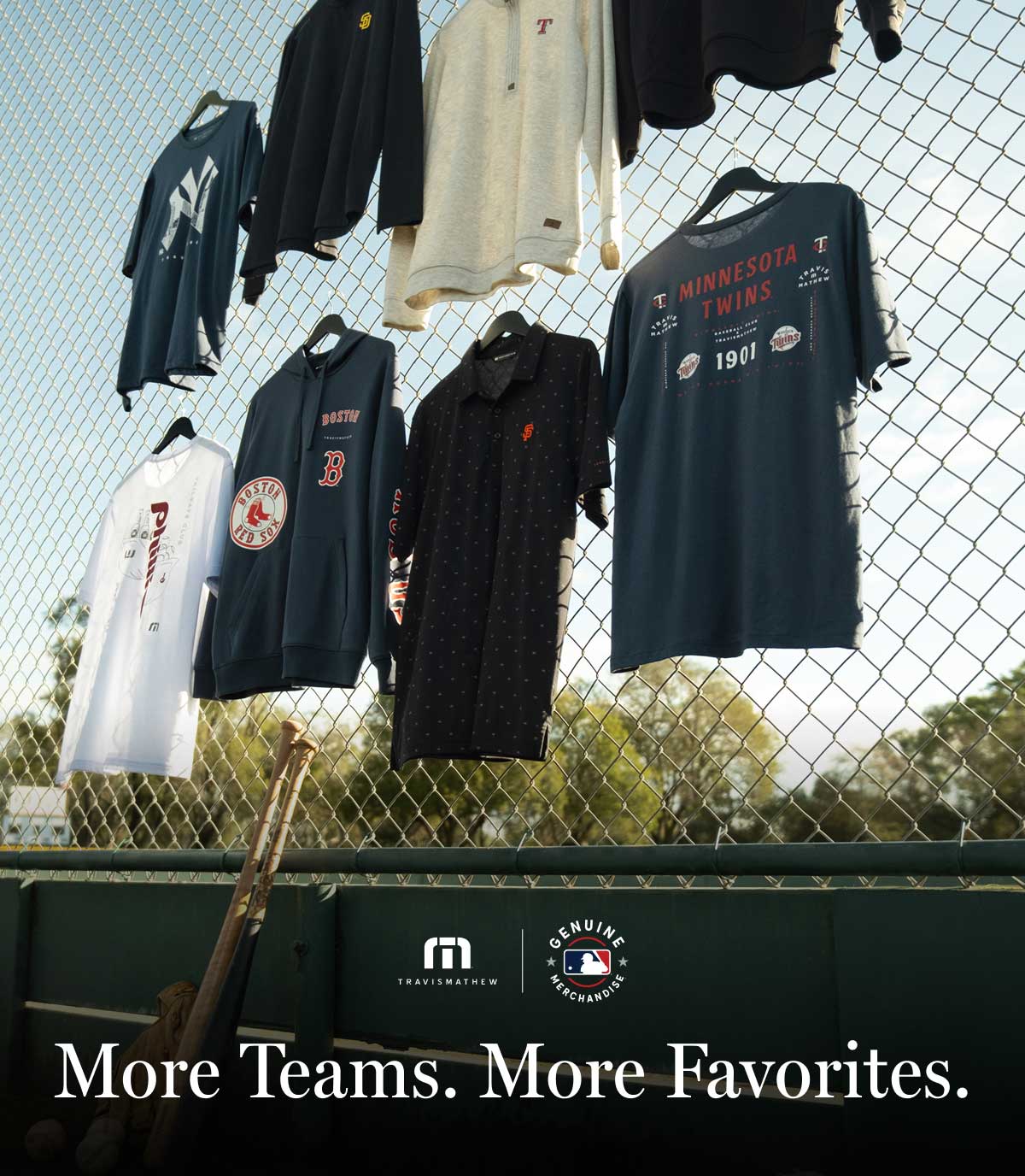 More Teams. More Favorites. 