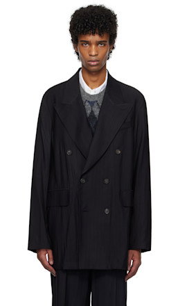 Black Sharp DB Blazer - OUR LEGACY