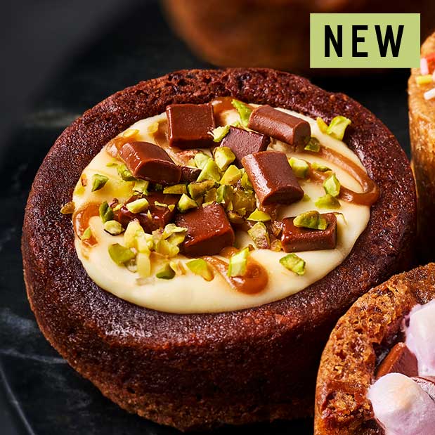 Cookie Cup is for you. Dig into a white chocolate cheesecake