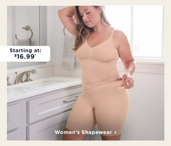 starting at $16.99 shop women's shapewear