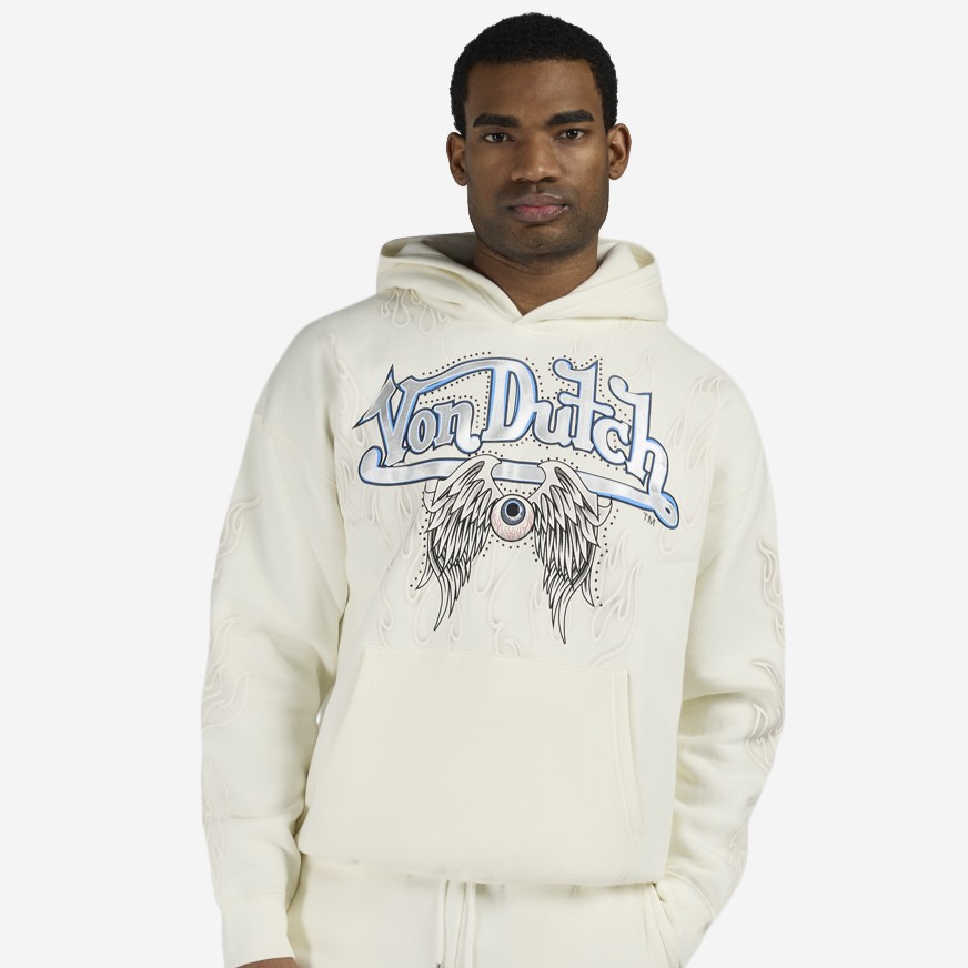 Eye Of Fortune Flame Pullover Hoodie