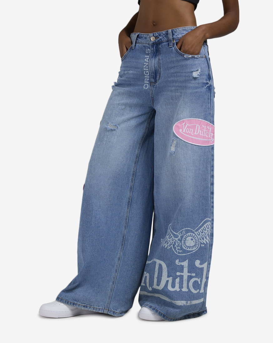 Wide Leg Slouchy Jeans