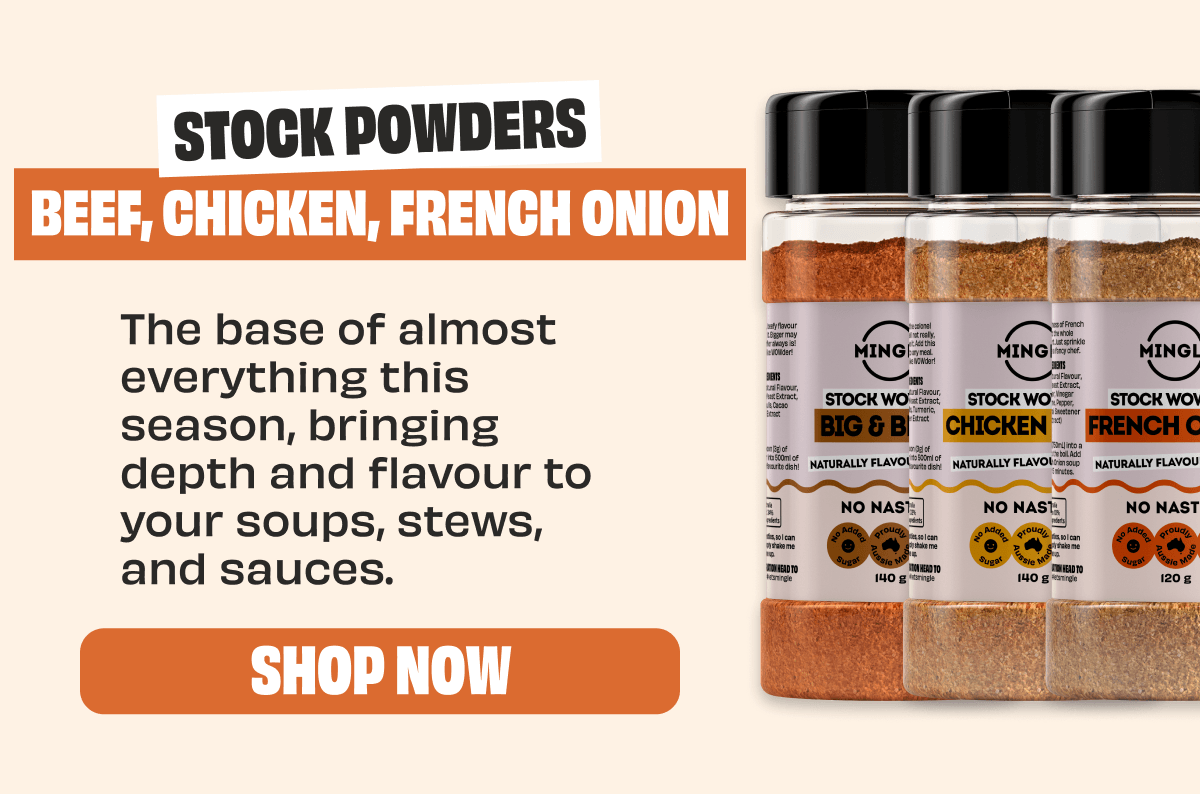 BEEF, CHICKEN & FRENCH ONION STOCK WOW-DER