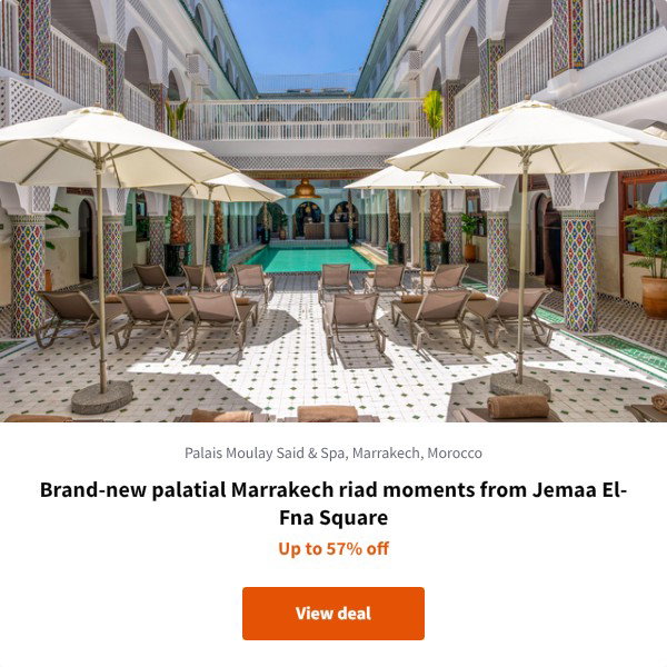 Brand-new palatial Marrakech riad moments from Jemaa El-Fna Square
