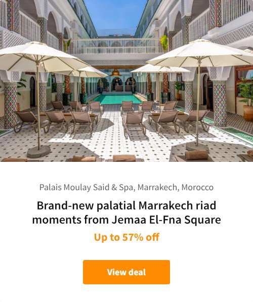 Brand-new palatial Marrakech riad moments from Jemaa El-Fna Square