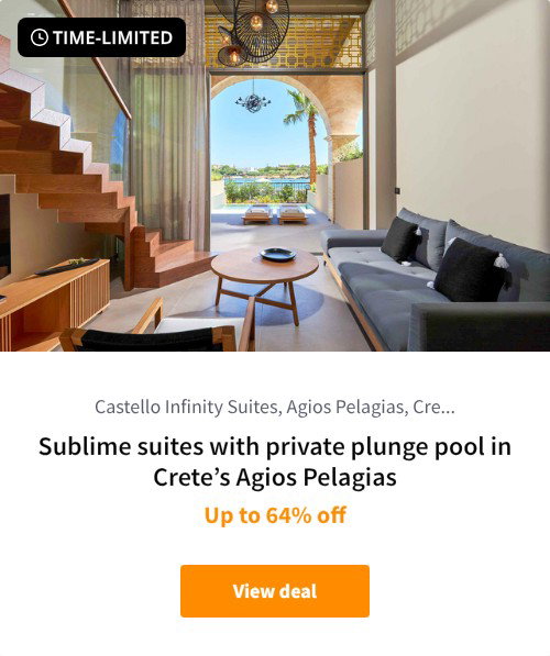 Sublime suites with private plunge pool in Crete%27s Agios Pelagias