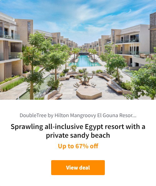 Sprawling all-inclusive Egypt resort with a private sandy beach