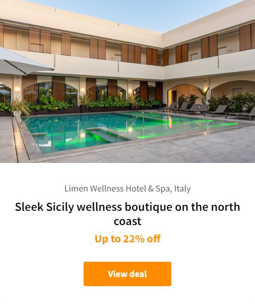 Sleek Sicily wellness boutique on the north coast