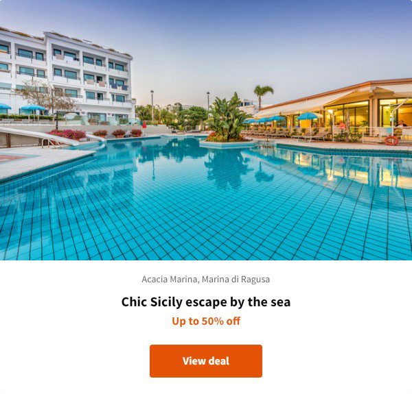 Chic Sicily escape by the sea