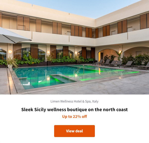 Sleek Sicily wellness boutique on the north coast