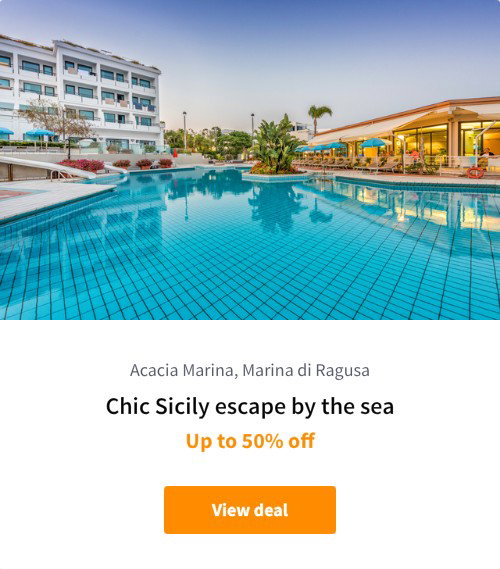 Chic Sicily escape by the sea