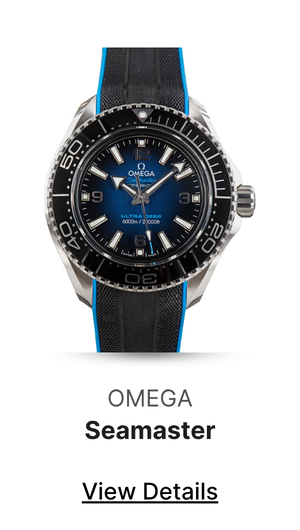Used Omega Seamaster Planet Ocean 600M Ultra Deep O‑MEGASTEEL on Rubber