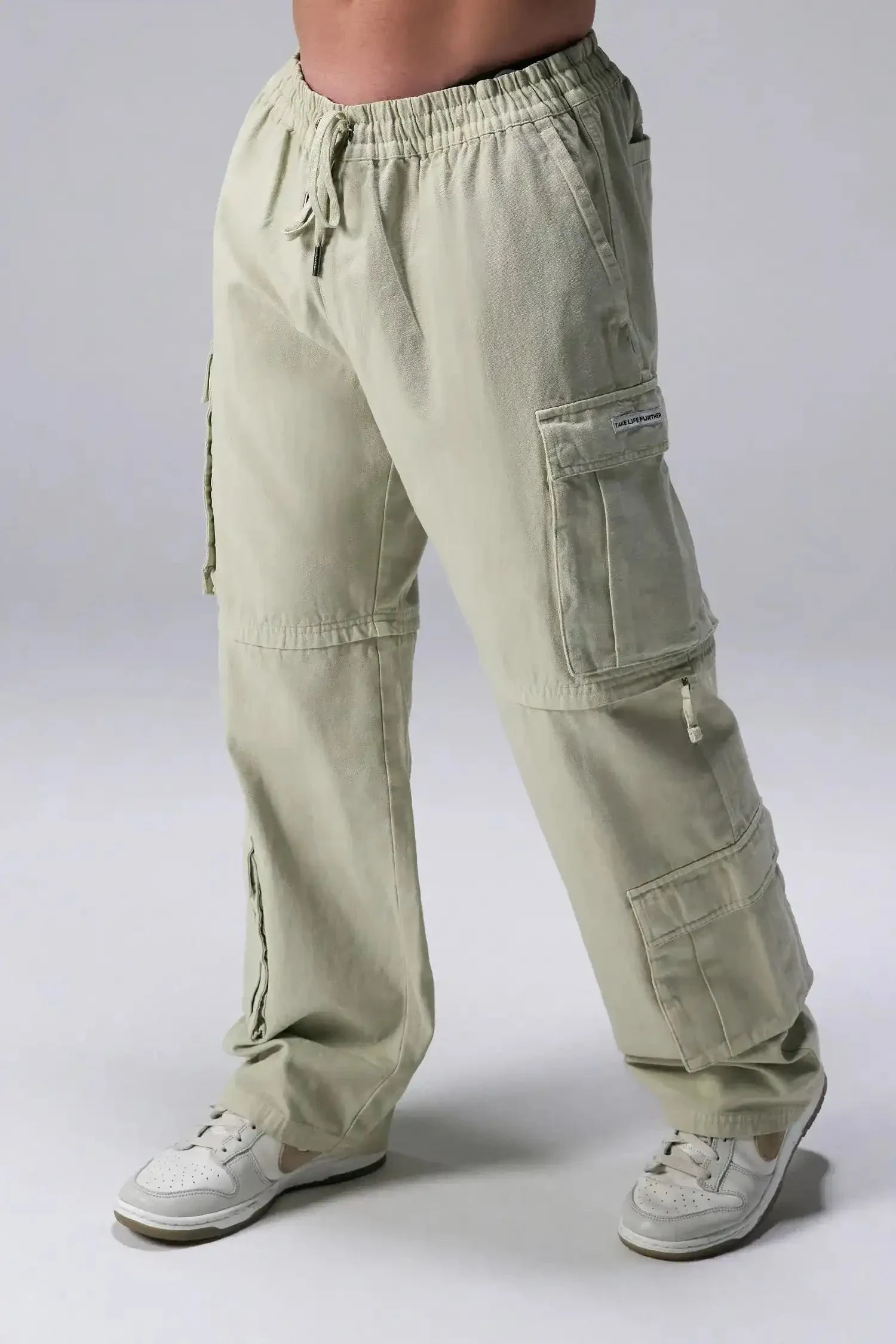 Image of Zip Off Baggy Cargo Pants