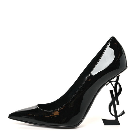 SAINT LAURENT Patent Opyum 110 Pumps 36.5 Black