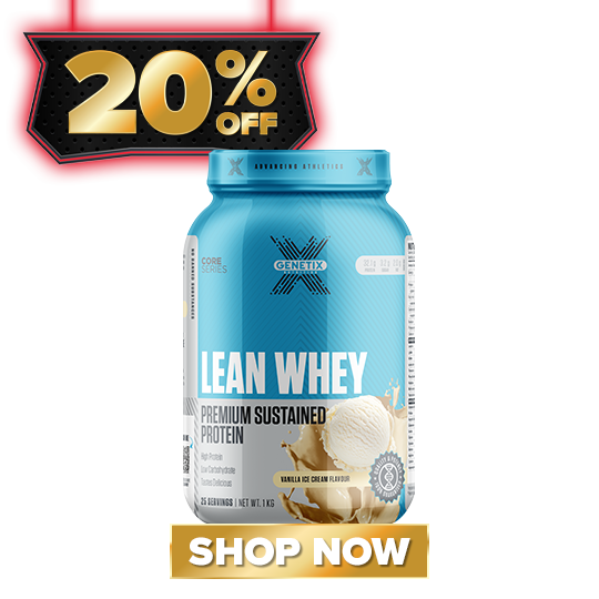 20% OFF LEAN WHEY BY GENETIX 