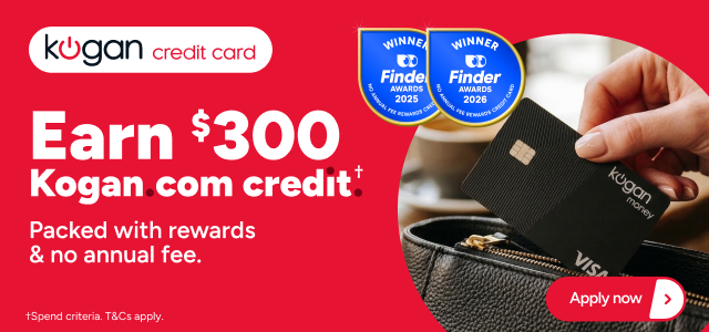 Kogan Money - Earn $300 Kogan Credit †