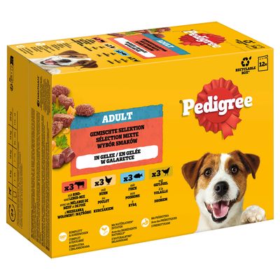 Pedigree Adult Πολυσυσκευασία με Φακελάκια Διατήρησης Φρεσκάδας