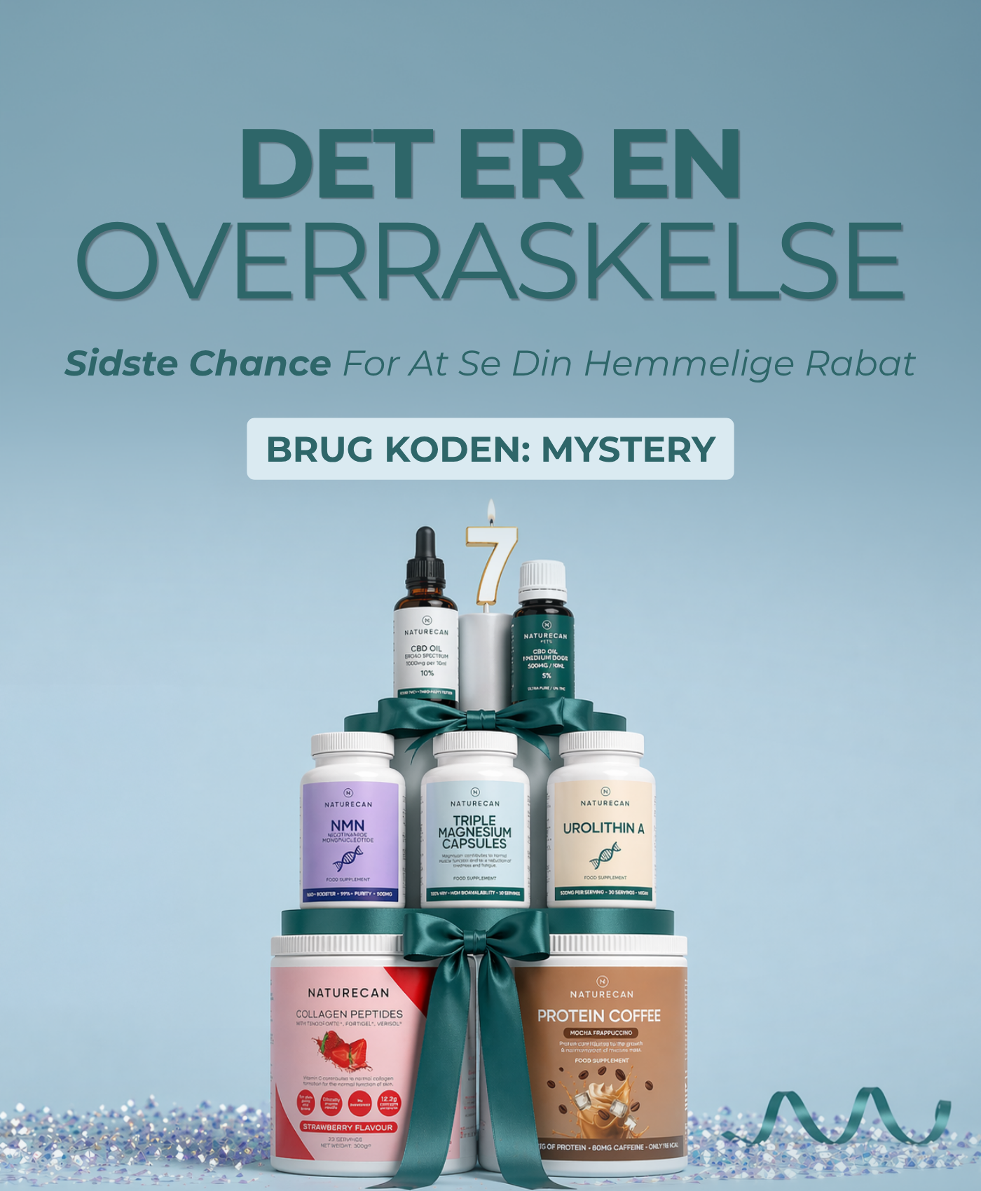 Sidste chance for at afsløre din rabat – Brug koden: MYSTERY