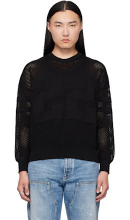 Black 'AMIRI 22' Crewneck Sweater