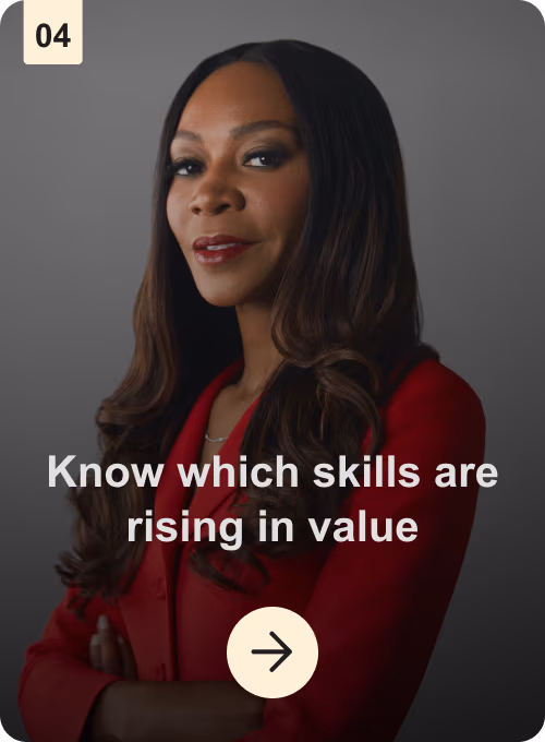 Know which skills are rising in value