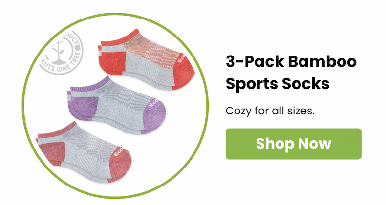 3-Pack Bamboo Sports Socks