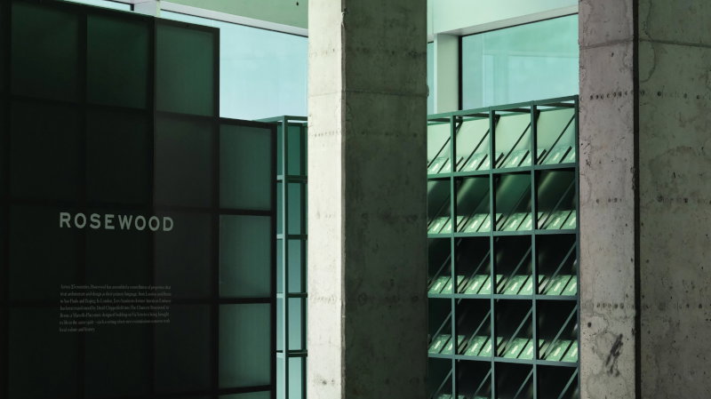 Rosewood exhibition space