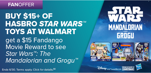 BUY $15+ OF HASBRO STAR WARS TOYS AT WALMART§§
