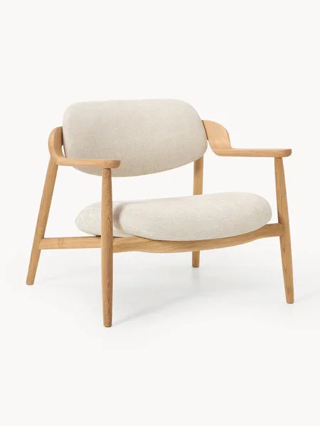 Sillón de madera de roble Rae