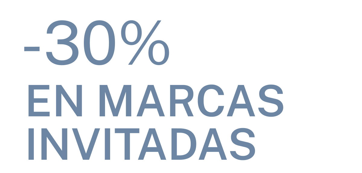-30% EN MARCAS INVITADAS