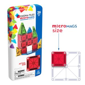 Image of MAGNA-TILES® Micromags Travel Set - 26 Pieces